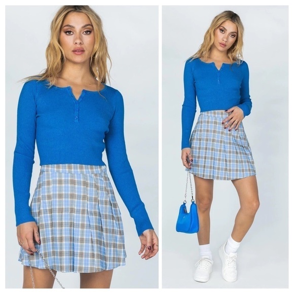 Princess Polly Dresses & Skirts - PRINCESS POLLY Maddy Pleated Mini Skirt